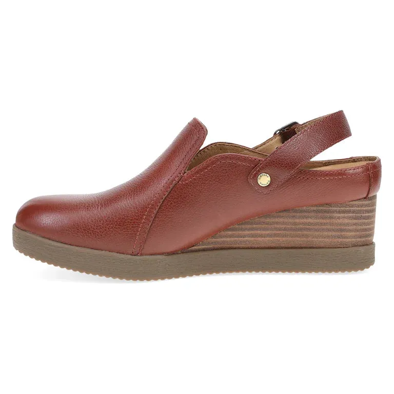 Sheridan Wedge Mule in Brick