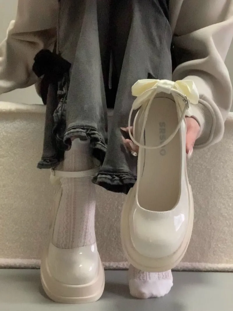 Shiny Patent Leather Mary Janes