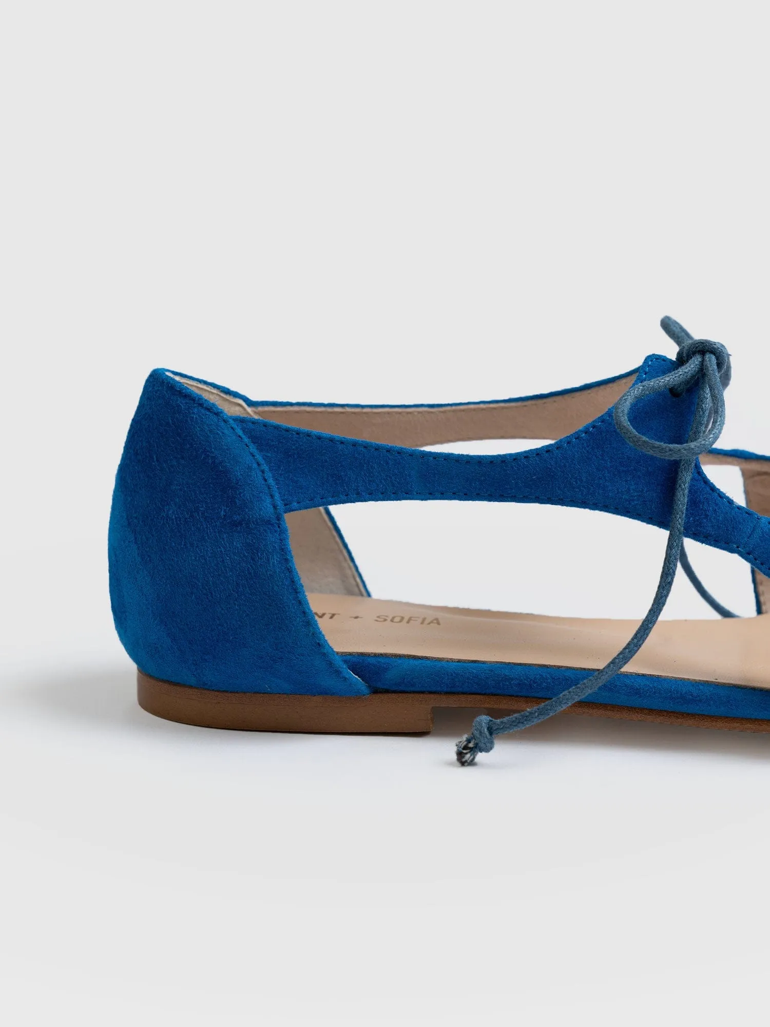 Tie Up Mary Janes - Blue