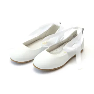 White laced ballerina