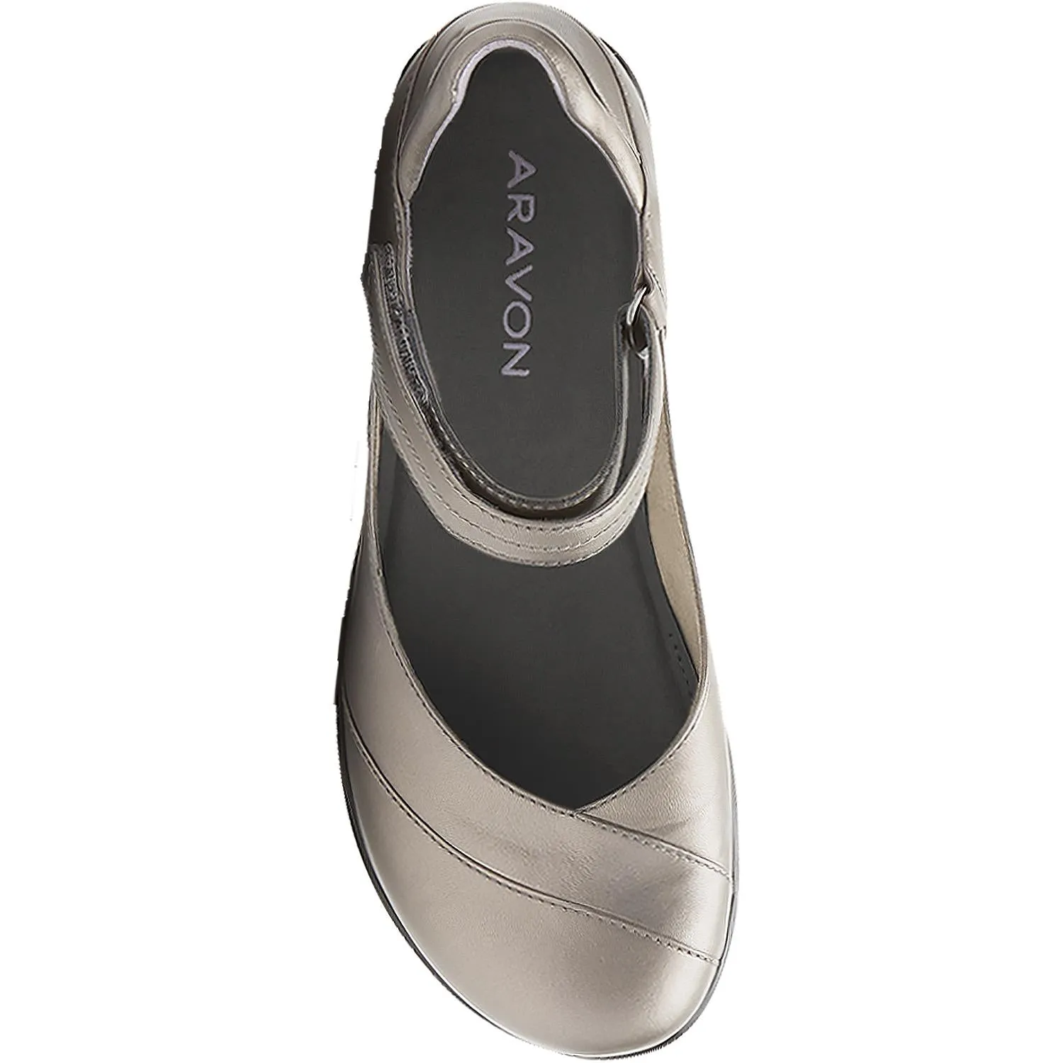 Women's Aravon Maya Pewter Leather